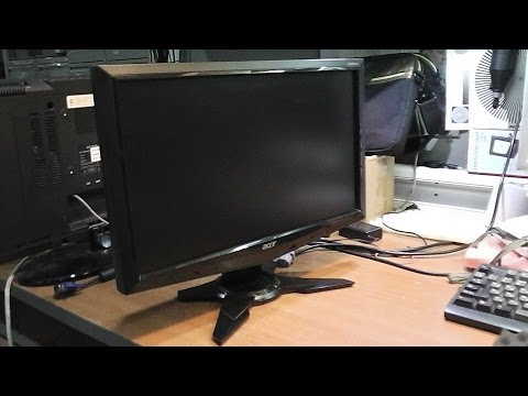 Мерцает изображение/подсветка. Монитор Acer G195HQV