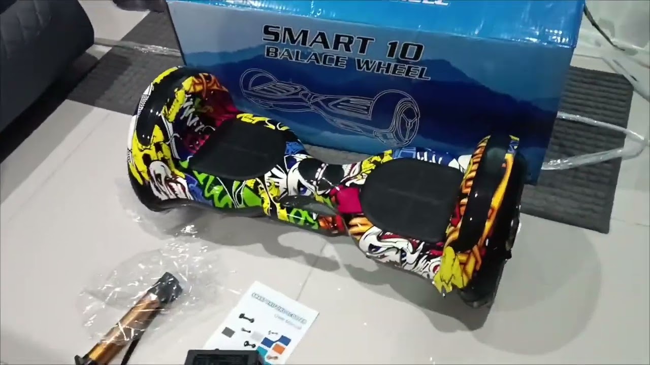 Smart 10 inch balance wheel - Hover board 2024 (unbox new gadget) Review รีวิวแกะกล่อง mini Sagway