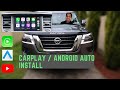 Y62 Patrol/Armada CarPlay + Android Auto Full Install.