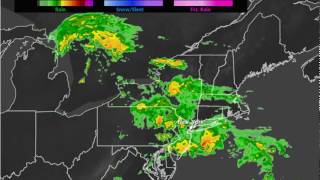 When will it rain on Monday, July 24, 2017?