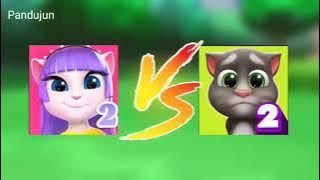Talking Angela VS Talking Tom (Funny Pokemon Battle Style)