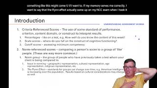 Understanding Assessment Scores | Chapter 6 |
