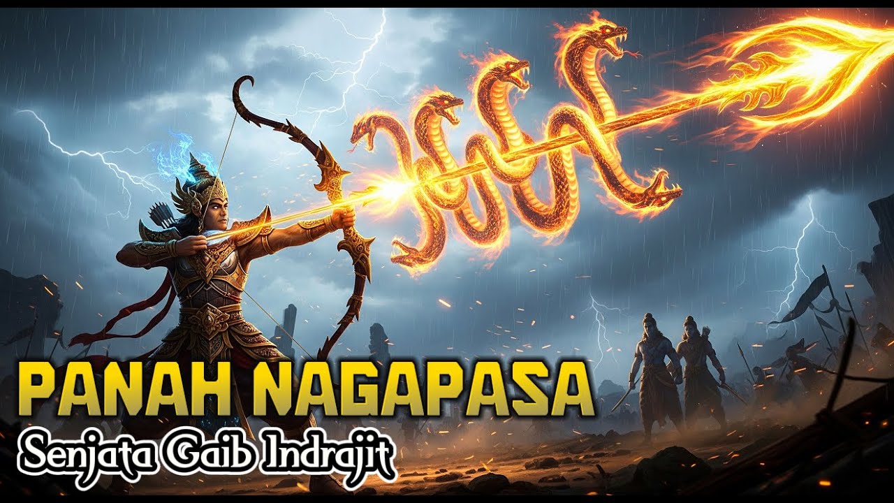 PANAH NAGAPASA | SENJATA GAIB INDRAJIT YANG HAMPIR MENGAKHIRI HIDUP RAMA & LAKSMANA