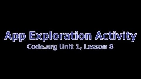 Code org Unit 1 Lesson 8 Explained