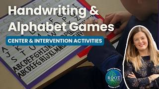 3 Science of Reading Games for Handwriting & Alphabet Skills