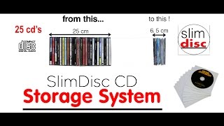 Slimdisc Cd Storage System Demonstration Video