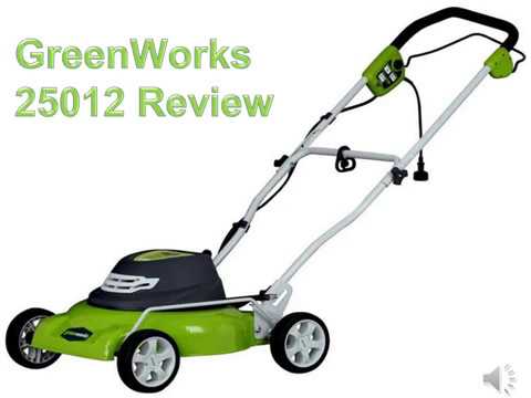 Greenworks 25012 Review