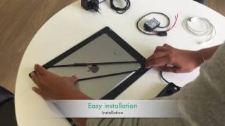 iRoom´s surDock - Premium iPad on-wall docking station