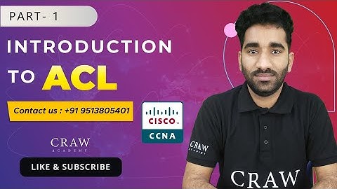 80. What are ACLs (Access Control Lists)? | Why is ACL used | CCNA 200-301 Full Course | Part - 1