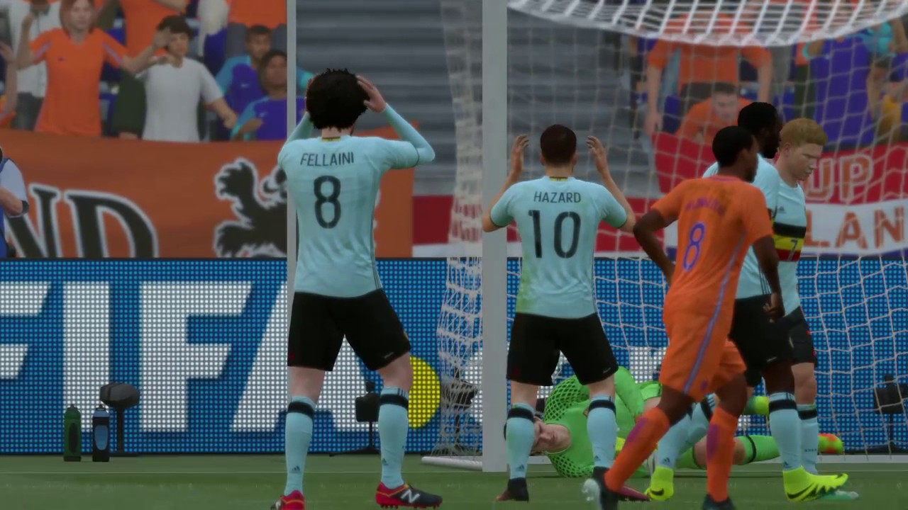 FIFA 17 - NETHERLANDS VS BELGIUM GAMEPLAY - INTERNATIONAL FRIENDLY MATCH