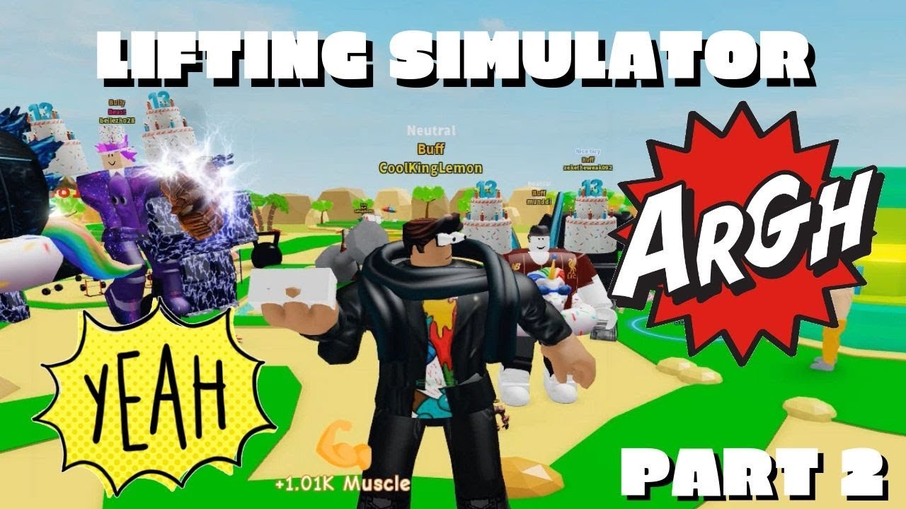 Building Muscle In Roblox Lifting Simulator Youtube - muscle builder roblox