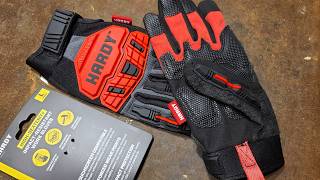 Harbor Freight Hardy Armored Mechanics Work Gloves Review