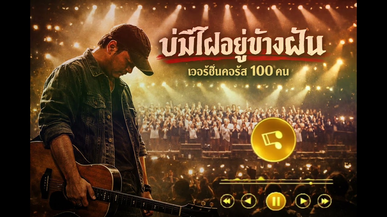 บ่มีไผอยู่ข้างฝัน  | เพื่อชีวิตเศร้าๆ เวทีใหญ่ น้ำตาไหลทั้งฮอลล์
