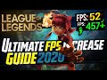 🔧 League Of Legends: Dramatically increase FPS / Performance with any setup! in LOL 2020