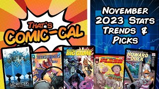 November 2023 Stats Trends & Picks
In November of 2023 , there was a lot of good reads to be thankful for. Lets see how the month turned out!
Check us out on Instagram and twitter @thatscomiccal November 2023 Stats Trends & Picks