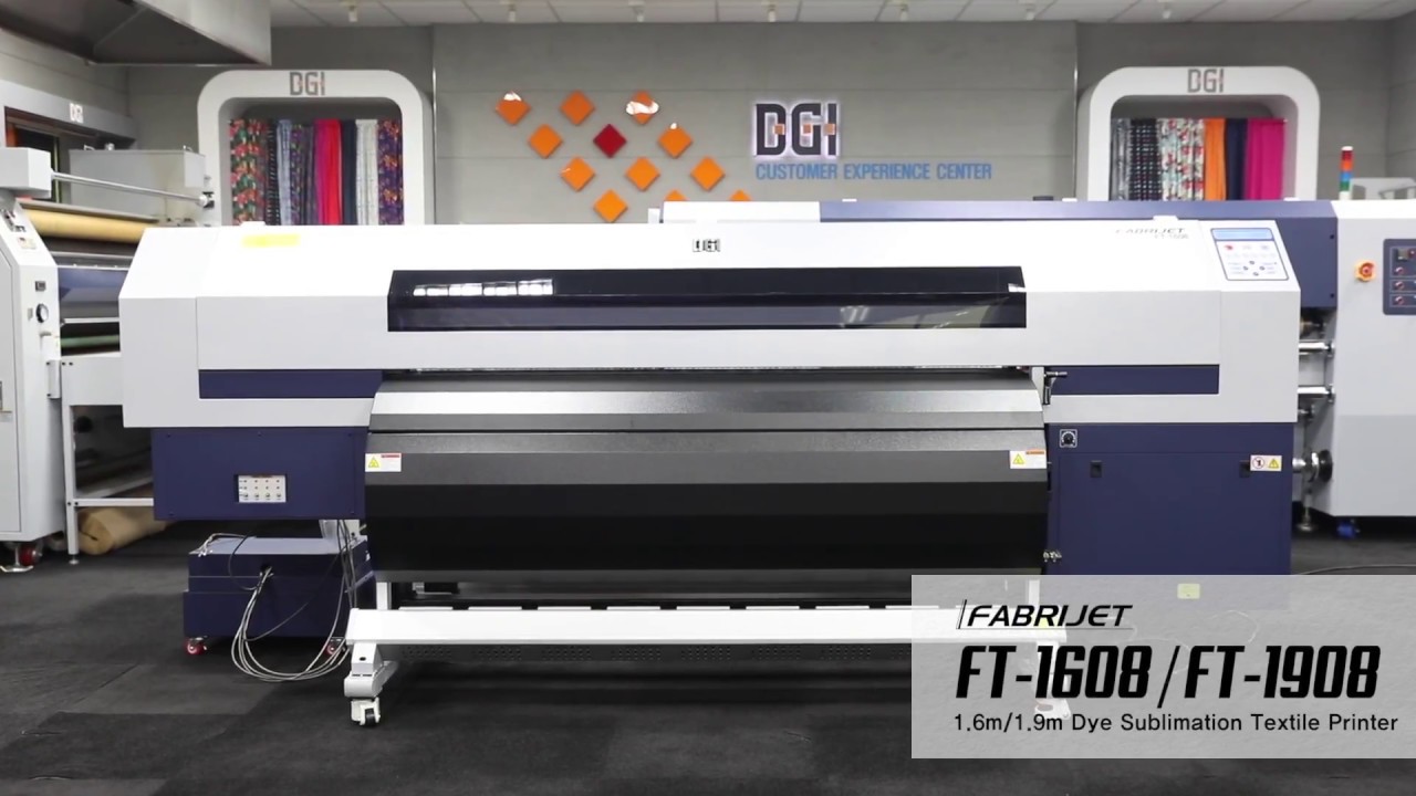 DGI FT-1608/FT-1908 Dye sublimation Textile YouTube