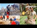 شاهد كيف يبني المغامر محمية للحيوانات البريه فديو ممتع ومفيد