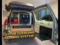 Custom Overland Storage System in Lexus GX470