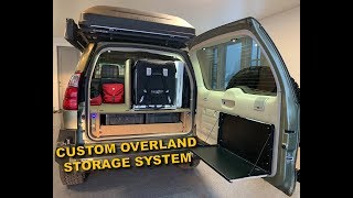 Custom Overland Storage System in Lexus GX470