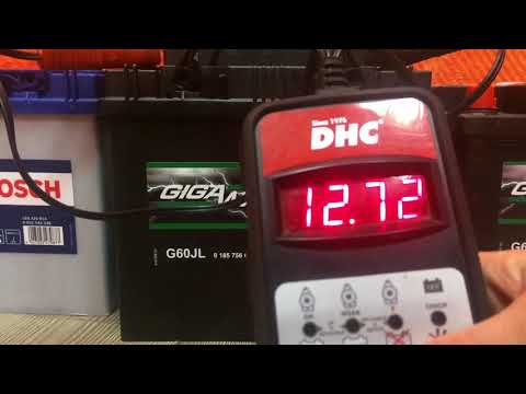 Аккумулятор Gigawatt 60 а/ч. Гигаватт G60JL тест прибором DHC Аккумулятор Gigawatt 60 а/ч. Гигаватт G60JL тест прибором DHC