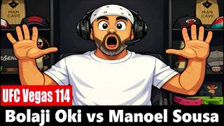 UFC Vegas 114: Manoel Sousa KO's Bolaji Oki LIVE REACTION