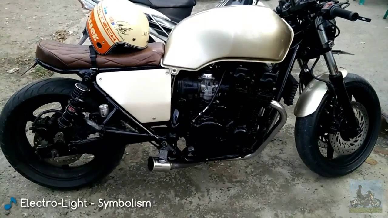 8 Sound of Honda cb750 using custom exhaust YouTube