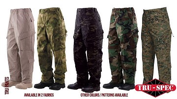 Tru-Spec Tactical Response Uniform Pants, Available in Two Fabrics, Heavy Draw Strings Leg Ties