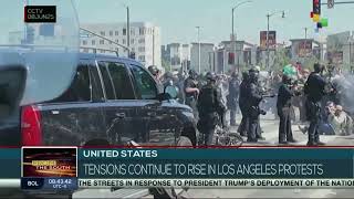 United States, tensions continue to rise in Los Angeles protests