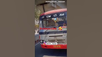 🥰 KSRTC MASS ENRTY 👀 VIDEO #ksrtc #ksrtc_mass_entry  @kannada_gamer_2.1
