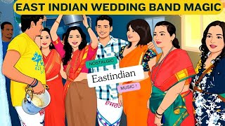 East Indian Wedding Band Magic Traditional Vibes Celebration Beats .
