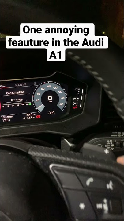 One Weird And Annoying Feature In The Audi A1!
