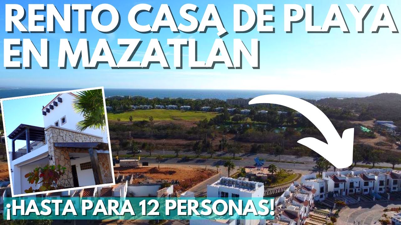 HERMOSA Casa en Renta en Mazatlan para 12 personas!! Cerca del Mar - YouTube