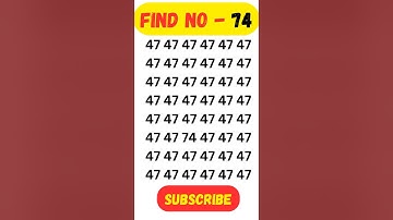 How sharp are your eyes? 🧐 Test your observation skills with this fun and tricky Number challenge 🔢