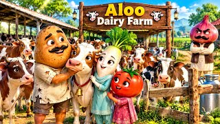 Details Aloo Ne Banaya Apna dairy Farm — Mooli Ke Kangan Se Shuru Hua Safar! 🐄✨ | Aloo ki story News