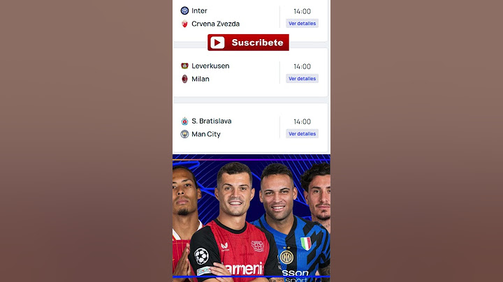 JORNADA CHAMPION LEAGUE HOY