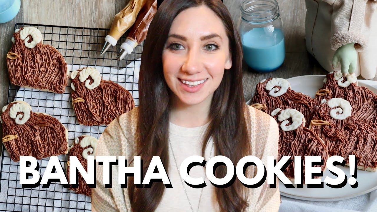 DECORATING STAR WARS BANTHA COOKIES! Star Wars Cookie Decorations