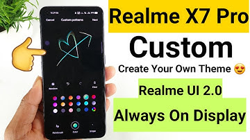 Realme x7 pro custom Always on Display tutorial realme ui 2.0 update feature