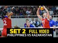 Philippines vs kazakhstan semi finals set 2 full  avc challenge cup 2024 audience view