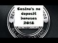 No deposit bonuses (50$) in online casinos 2018 - YouTube