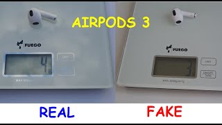 AIRPODS 3 real vs fake. How to spot original Apple Airpods 3 ear buds