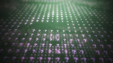 Too Many Questions Loop Background | Motion Graphics - Videohive template