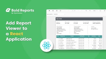 Add Report Viewer (Classic) Control to a React Application