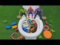 Big Fanta, Coca Cola, Sprite VS Popular Sodas !!! Pepsi, Fuse Tea, Lipton and Mentos in the toilet