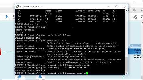 MAC STICKY in ARUBA 2930F switch
