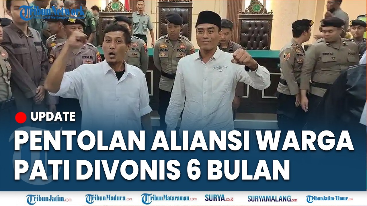 🔴PENTOLAN AMPB LANGSUNG BEBAS Setelah Divonis 6 Bulan Penjara, Hakim Dituding Lindungi Polisi