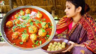 Chicken Kofta Curry Recipe | Chicken ball recipe in bengali style | চিকেন কোফতা রেসিপি | villfood