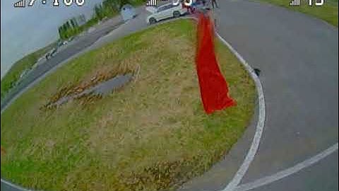 First ExpressLRS flrc race track run