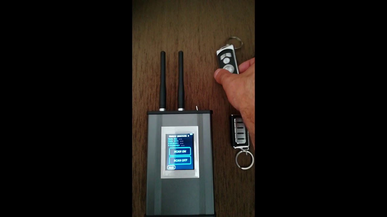 Code grabber RF Spyder YouTube