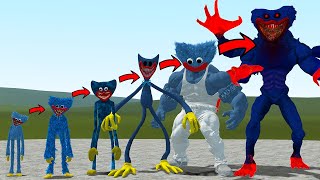 EVOLUTION OF HUGGY WUGGY MONSTERS IN POPPY PLAYTIME CHAPTER 3-1!! (Part 2) Garry's Mod