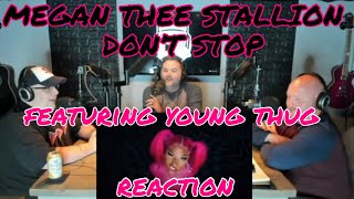 Megan Thee Stallion - Don't Stop - Featuring Young Thug - Reaction by Back Row Reacts